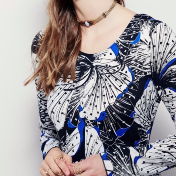 Flowy Longsleeve Maxi DRESS Floral Gown - Picture 3 of 5